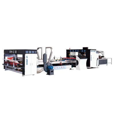 Paper Forming Machine for Corrugated Cardboard Box Folding and Gluing in Food Beverage