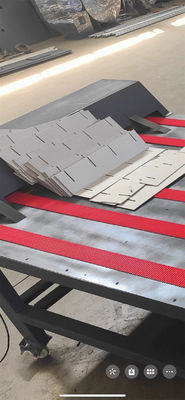 Semi-automatic Feeding Cardboard Customized Knives Sheet Board Partition Assembler Machine