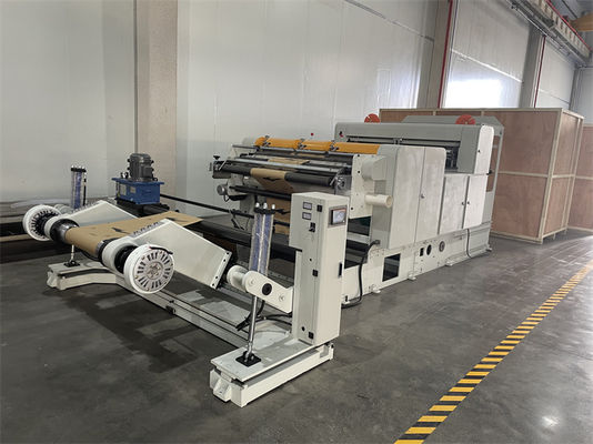 PLC Controlled Hob Type Servo-Driven Paper Cutting Machine for Automatic Roll Cutting