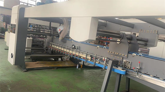 Advanced Flexo Printing Slotting Die Cutter with Online Folder Gluer Bundler Machine