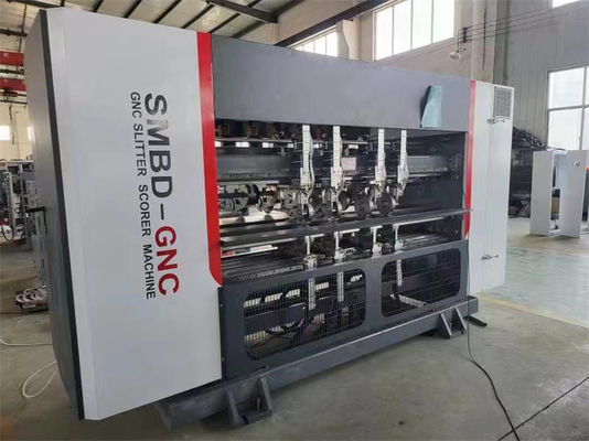 Customized Nc Computer Thin Blade Slitter And Scorer Machine For Corrugated Line