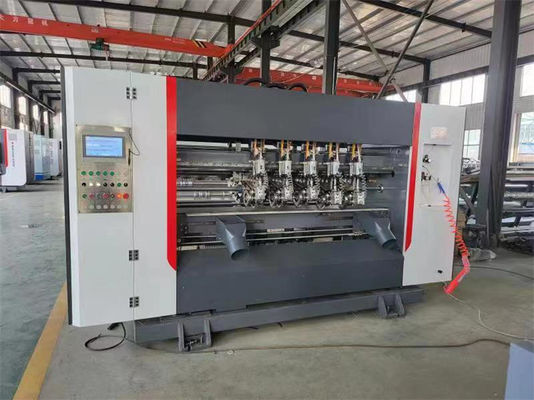 2500 KG Single Facer Paperboard Cutter And Stacker Machine With Electrical Control Thin Blade And Computer Control Nc Cutter