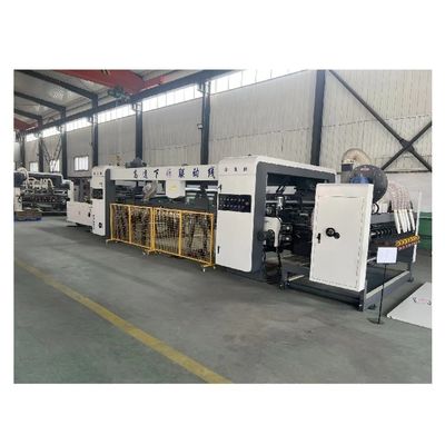 4 Color Flexo Printing Machine with Corrugated Carton Boxes Automatic Folder Gluer