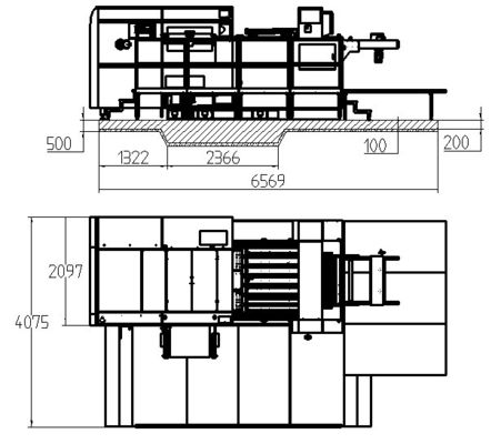 Box Carton Die Cutting Machine with Max.Paper Size 1500*1100mm and ± 0.25mm Precision
