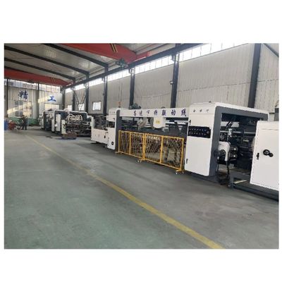 2500 KG Weight Flexo Printing Machine Manufacture With Box Folder Gluer Machine Design