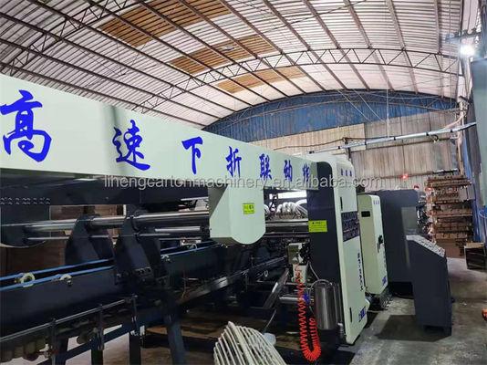 2500 KG Weight Flexo Printing Machine Manufacture With Box Folder Gluer Machine Design