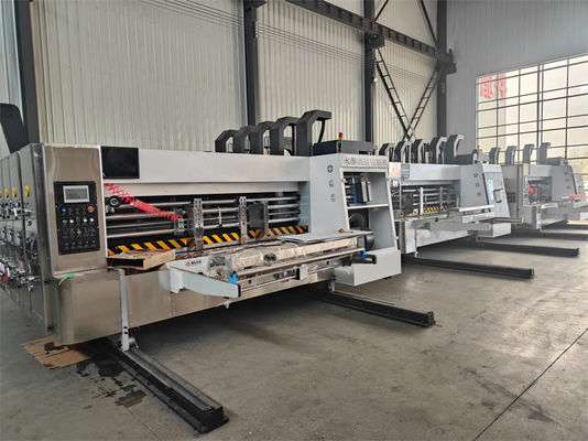 Printer Slotter Die Cutter In One Machine Folder Gluer Carton Box Making Machine