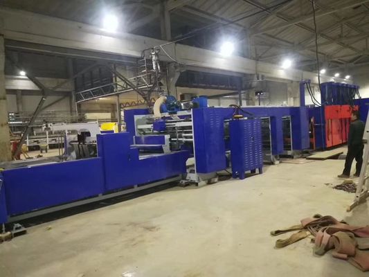 2500 KG Hebei Liheng Fully Automatic Online Flexo Printing Slotting Die Cutter With Online Folder Gluer Bundler Machine