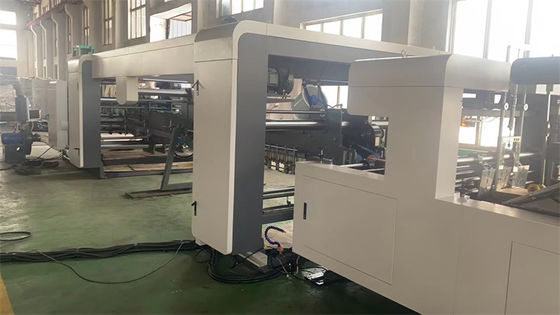 Automatic Corrugated Carton Box Flexo Printing Machine with Automatic Folder Gluer Made