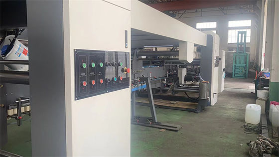 5500 KG Automatic Flexo Printer Slotter Die Cutter Inline Folder Gluer Machine For Corrugated Box Machine Ffg Case Maker Machine