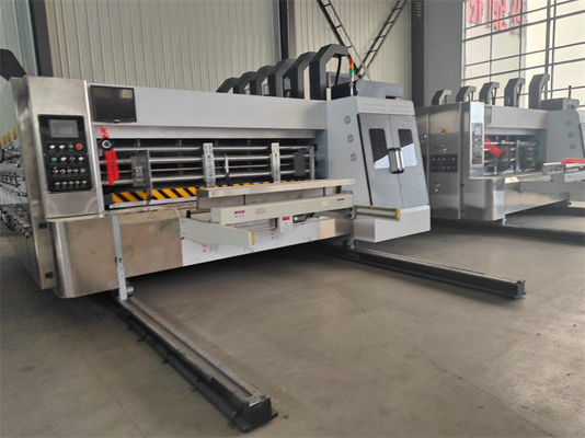 5500 KG Automatic Flexo Printer Slotter Die Cutter Inline Folder Gluer Machine For Corrugated Box Machine Ffg Case Maker Machine