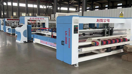 High Speed Gluing Stitching Machine For Corrugated Carton Box Folding All In One Made