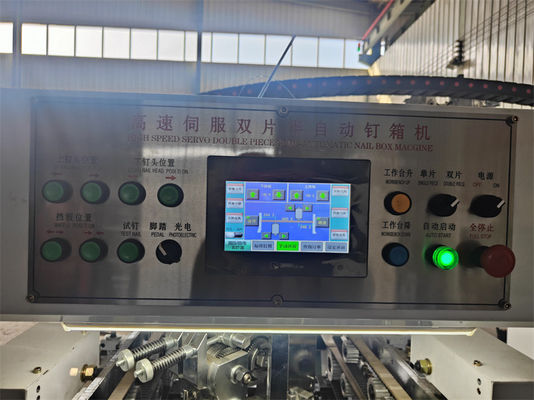 Semi Automatic Double Pieces Servo Carton Box Stitching Machine for Various Box Sizes