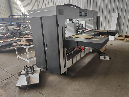 Pizza Box Making Machine with Semi-Auto Double Piece Stitcher Or Stitching Function
