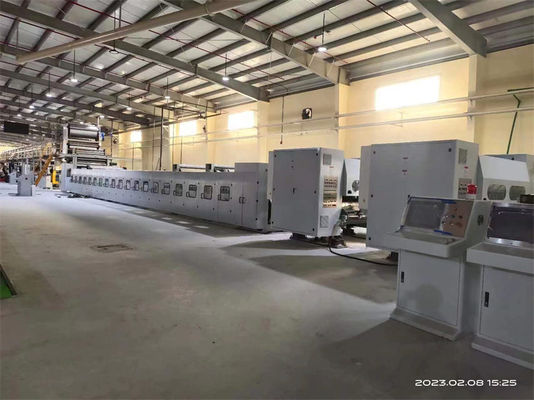 12.5KW Servo Main Driving Motor Corrugated Paperboard Production Line for Global Buyers