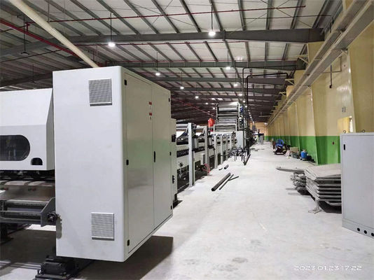 0.75KW Horizontal Output High Speed 5 Ply Corrugated Carton Box Production Line