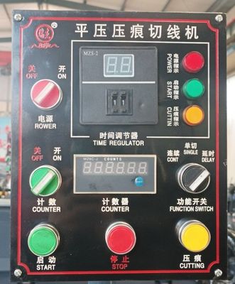 Manual Die Cutting And Creasing Machine With Paper Carton Box Making Machine For accuracy