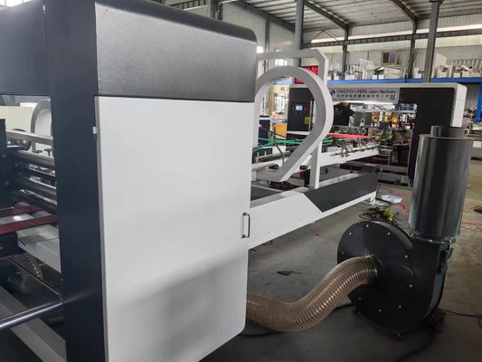 Automatic Carton Box Folder Gluer With Electric Driven For Plastic Packaging Material