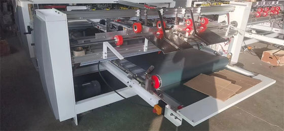 7.5m Length Semi Automatic Two Pieces Folder Gluer Machine for Carton Folder Gluing