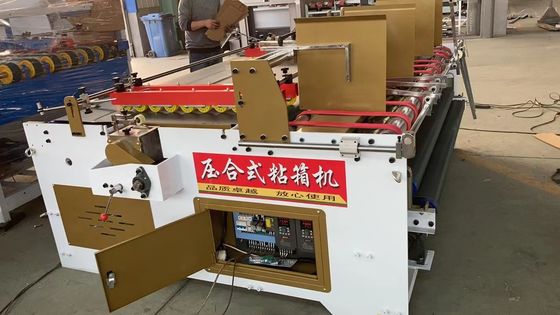 accuracy Semi Automatic Folder Gluer Machine for Corrugated Box and Customer's Request