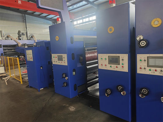 Perfect Control 4 Color Flexo Printing Machine for Corrugated Cardboard Sheet Advertising