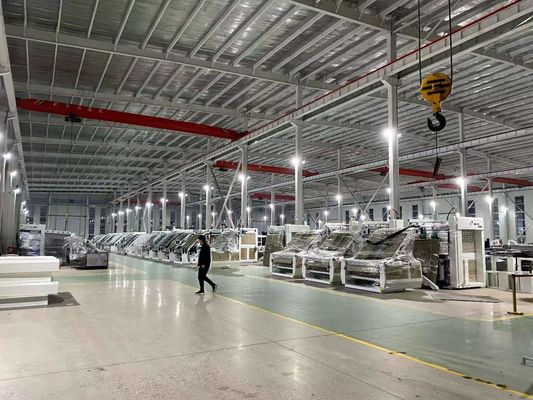 Flute Laminating Paperboard Making Machine with 2000 KG Load and Corn Starch Glue
