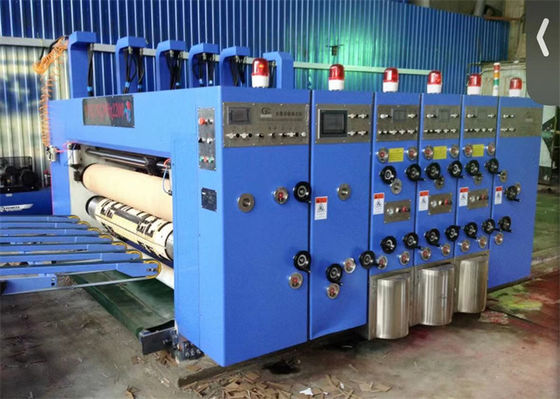 Automatic Corrugated Cardboard Box Printing Slotting Die Cutting Machine 1000 KG Weight