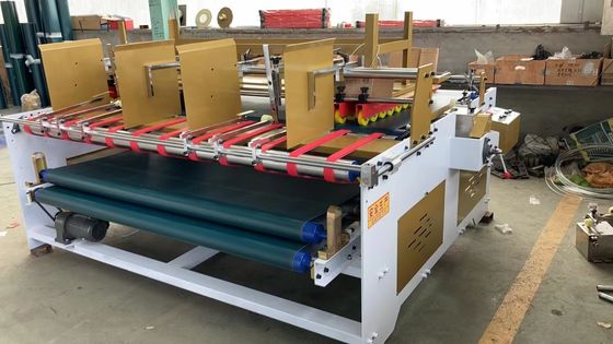 Manual Carton Box Semi Automatic Folder Gluer Machine with and Customer's Request