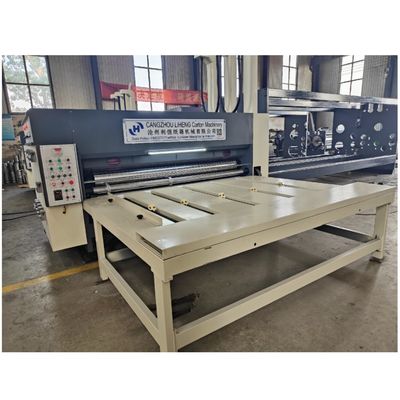 350 Max.slotting depth Semi Automatic Corrugated Box Making Machine with Chain Feeding
