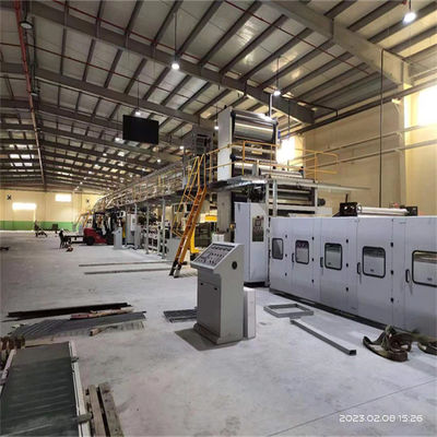 High Speed Full Automatic 5 Layer Corrugator Line for A/B/C/E/F/BC Corrugated Flute Width