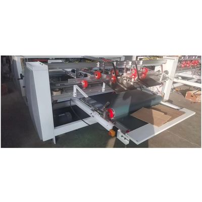Easy to Operate Semi Automatic Two Pieces Folder Gluer Machine for Cardboard Paper Making