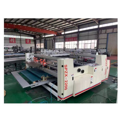 Easy to Operate Semi Automatic Two Pieces Folder Gluer Machine for Cardboard Paper Making