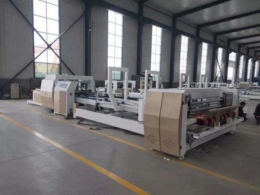 Automatic Flexo Folder Gluer Machine for APPAREL Carton Box Making Customers' Demand