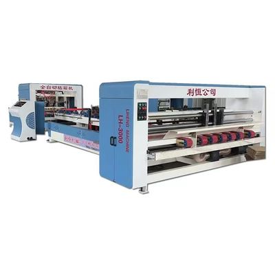 Voltage 380v Cardboard Carton Box Folder Gluer Machine Automatic Folding Gluing Machine