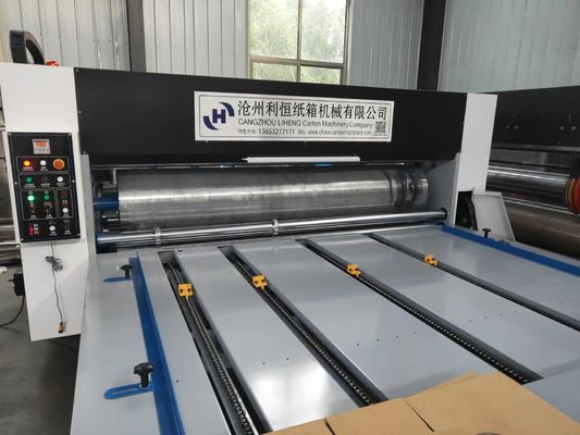 Chain Feeder 2 Colors Flexo Printer Slotter Rotary Die Cutter Machine for Customer's Request