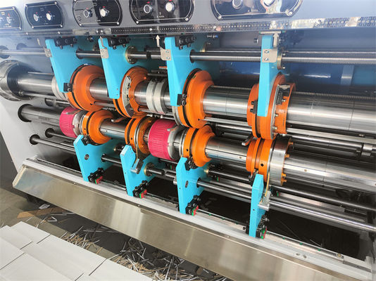 Chain Feeder 2 Colors Flexo Printer Slotter Rotary Die Cutter Machine for Customer's Request