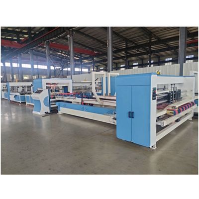 Air Source Standard Cardboard Box Folder Gluer Machine for Four Six Corner Carton Box