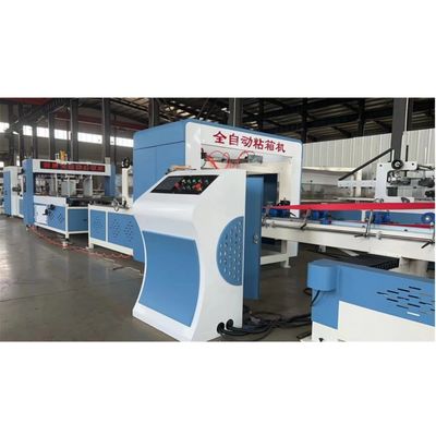Air Source Standard Cardboard Box Folder Gluer Machine for Four Six Corner Carton Box