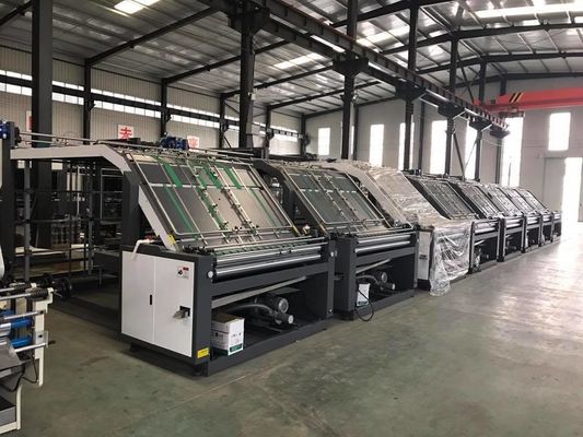 Box Printing Slotting Die Cutting Gluing Flute Laminator with Functions and Features