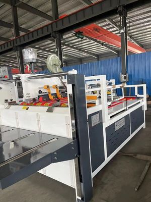 Design Semi Automatic Folding Gluing Machine for Carton Unfolding Dimensions 600*300mm