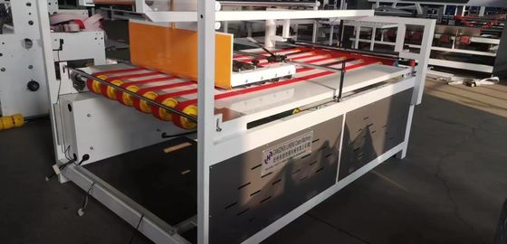 Design Semi Automatic Folding Gluing Machine for Carton Unfolding Dimensions 600*300mm