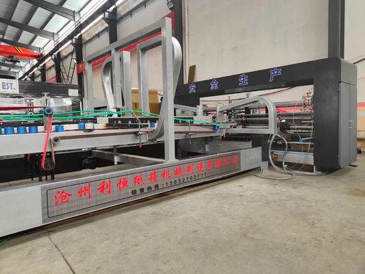 Automatic Corrugated Cardboard Box Folding Gluing Machine for Customer Requirements