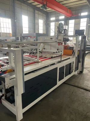 Small Size 5500 KG Voltage 380v Folder Gluer Machine for Two Pieces Folding and Gluing