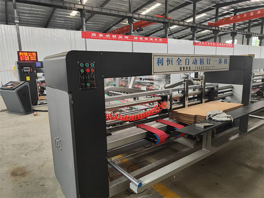 Paper Forming Machine for Corrugated Cardboard Box Folding and Gluing in Food Beverage