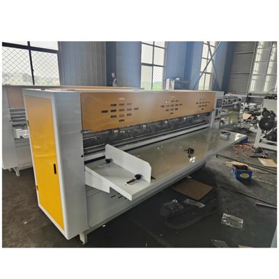 Corrugated Cardboard Thin Blade Slitting Machine with Plastic Film Packaging Material