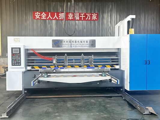 Economic Speed 180pcs/min Flexo Printing Machine For Paper Box With Long Service Life