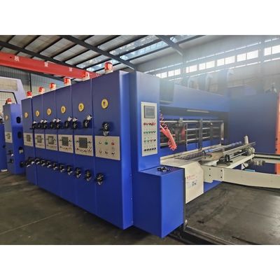 Corrugated Cardboard Sheet Water Ink Flexo Printing Machine with accuracy All In One
