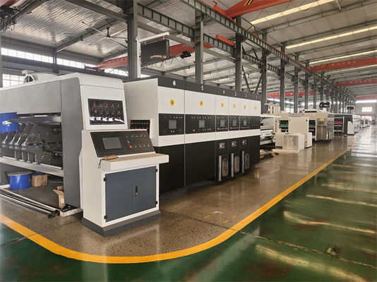 4 Color Flexo Printing Press Machine for Finished Corrugated Paper Board Carton Boxes