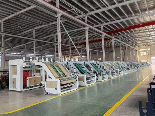 speed Semi-automatic Flute Laminator for Corrugated Paperboard Max speed 6000sheets/h