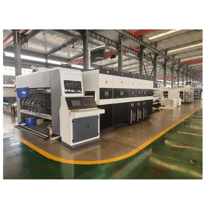 Automatic 4color Carton Printing Die Cutter Machine with Corrugated Cardboard Function